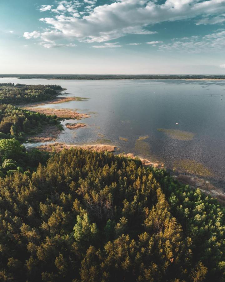 Leśna 21 Dom Północ przy ZALEW SIEMIANÓWKA Vila Luka Exterior foto
