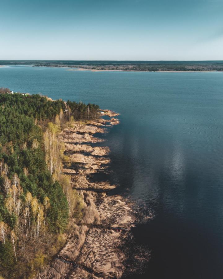 Leśna 21 Dom Północ przy ZALEW SIEMIANÓWKA Vila Luka Exterior foto