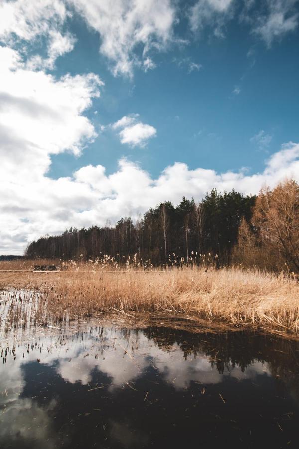 Leśna 21 Dom Północ przy ZALEW SIEMIANÓWKA Vila Luka Exterior foto