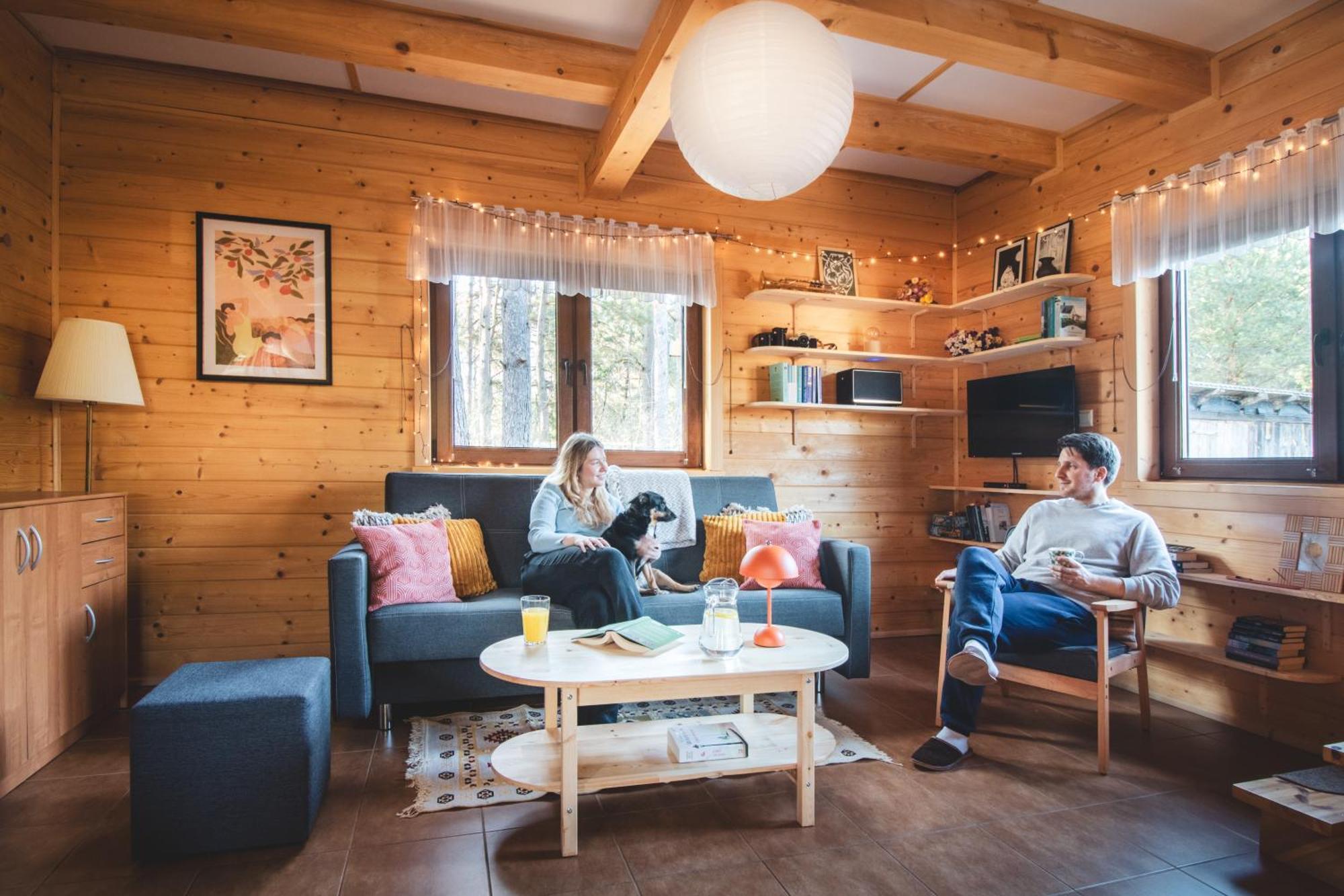 Leśna 21 Dom Północ przy ZALEW SIEMIANÓWKA Vila Luka Exterior foto
